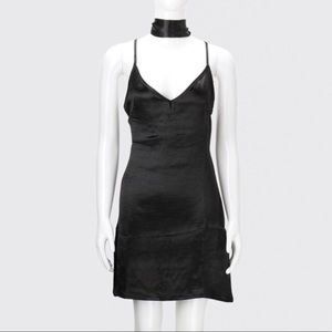 Dresses - π Sexy Silky Midi Dress with Matching Choker Dresses - π Sexy Silky Midi Dress with Matching Choker